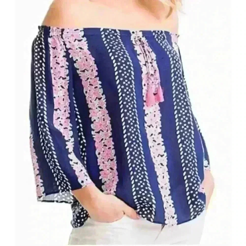 NWT Southern Tide "Blue Night" Top W's Size S
